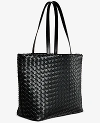 On 34th Extra-Large Woven Tote, Exclusively at Macy's