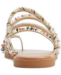 Aldo Women's Lindya Embellished Strappy Toe-Loop Flat Sandals