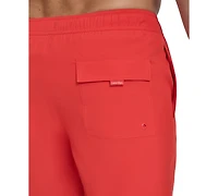 Calvin Klein Men's Core Euro Regular-Fit Quick-Dry 5" Swim Trunks with Compression Short Liner