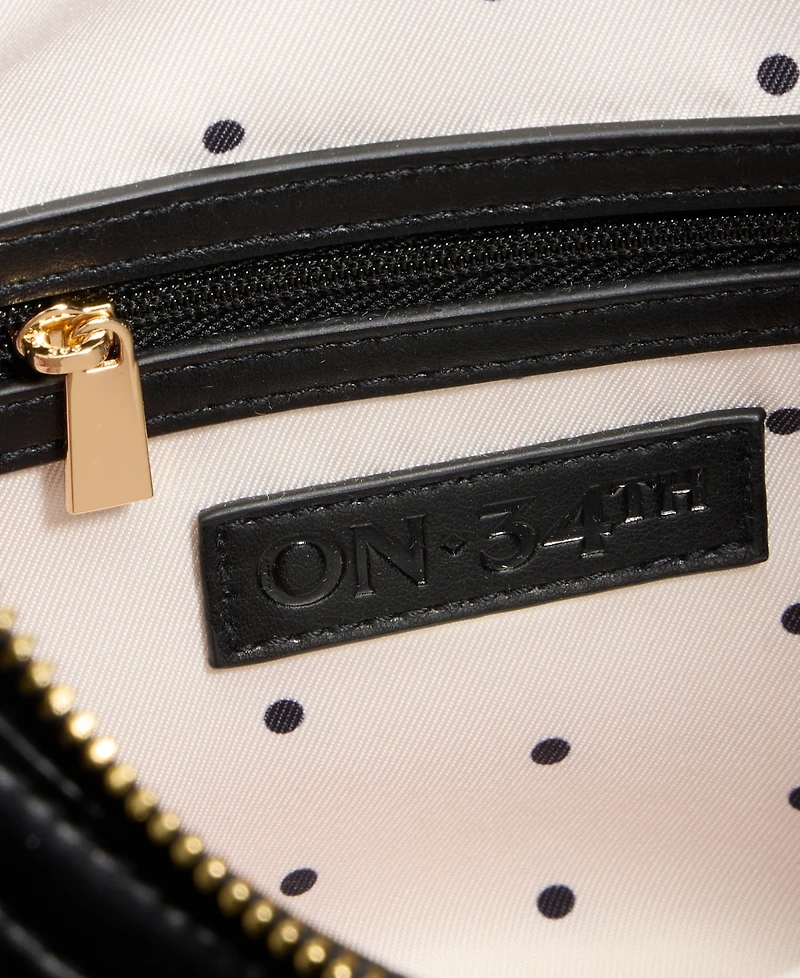 On 34th Woven Crossbody Hobo, Exclusively at Macy's