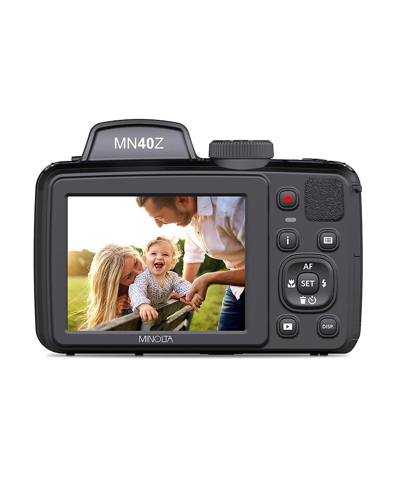 Minolta Minolta ProShot MN40Z 20 Mp Digital Camera w/40x Optical Zoom and Fhd Video