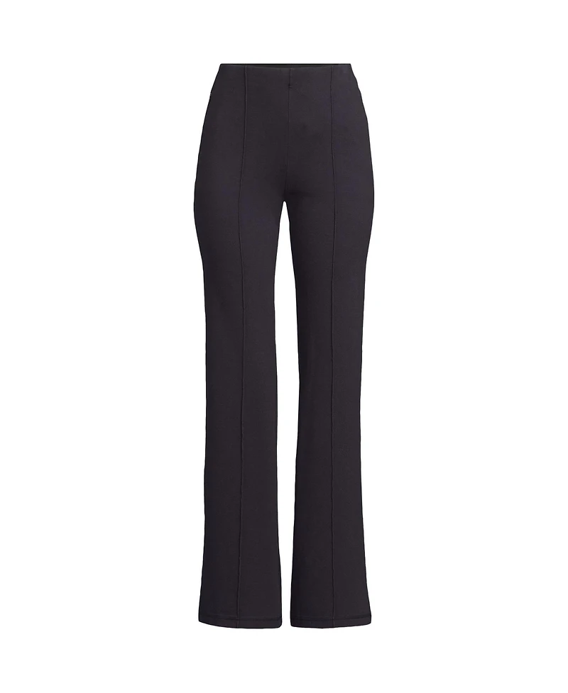 Lands' End Women's Starfish High Rise Pintuck Bootcut Pants