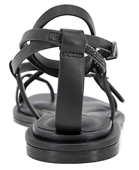 Kenneth Cole New YorkWomen's Paros Jewel Square Toe Flat Sandals