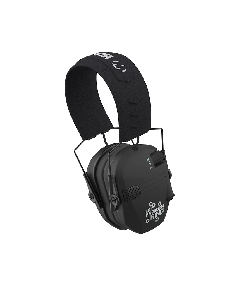 Walkers Razor Slim (Let Freedom Ring) Earmuffs with Shooting Glasses(2-Pack)