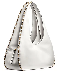 Donna Karan New York Batiste Triple Compartment Leather Shoulder Bag
