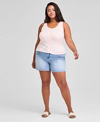 And Now This Trendy Plus Cotton Pointelle Tank Top, Exclusively at Macy's