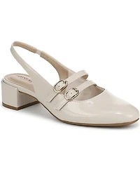 LifeStride Women's Beatrice Block Heel Slingback Pumps