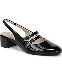 LifeStride Women's Beatrice Block Heel Slingback Pumps