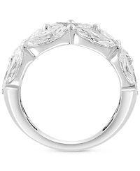Effy Lab Grown Diamond Horizontal Cluster Ring (4 1/2 ct. t.w.) in 14K White Gold