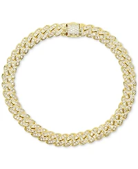 Ben Oni Cubic Zirconia Cuban Link Ankle Bracelet