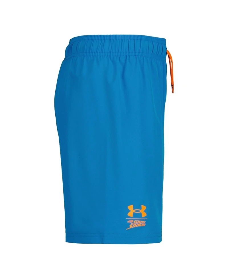 Under Armour Big Boys 2-in-1 Compression Super Soaker Printed Volley Shorts