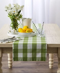 Design Imports Buffalo Check Table Runner, 14" x 72"