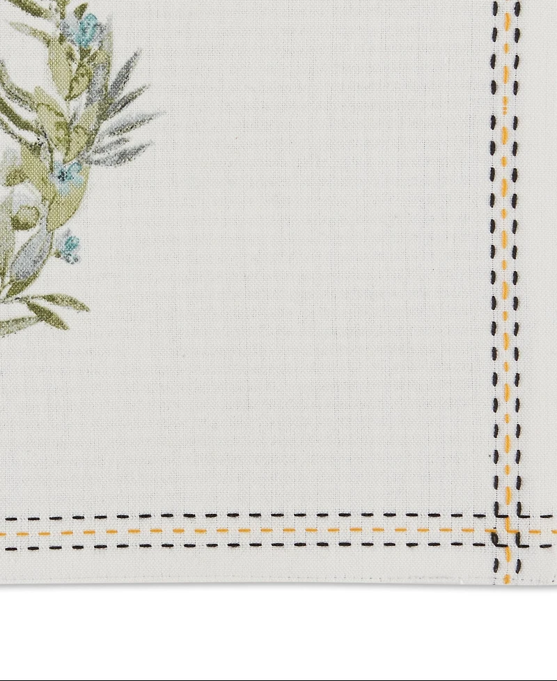 Design Imports Bee Kind Reversible Embellished Placemat, Set of 4