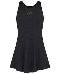 adidas Big Girls Melange Flounce Racerback Sleeveless Dress