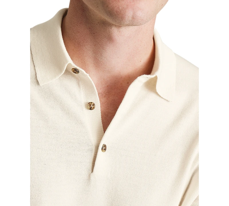 Charles Tyrwhitt Men's Merino Wool Polo Sweater