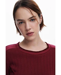 Desigual Women's Cotton T-shirt seams