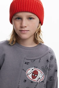 Desigual Boys Boys's Spiderman patch sweatshirt