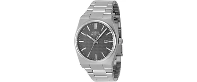Invicta Men's 48391 Speedway Quartz 3 Hand Charcoal Dial Watch