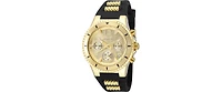 Invicta Women's 36909 Blu Quartz Chronograph Gold Dial Watch
