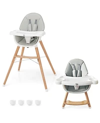 Gouun Boys High Chair with Dishwasher Safe Tray