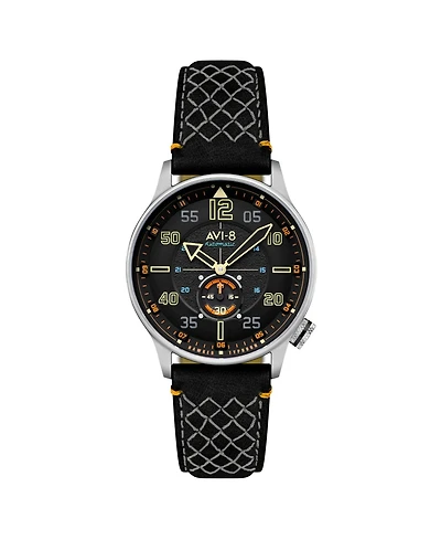 Avi-8 Men's Hawker Typhoon Baldwin Automatic Leather Strap Watch