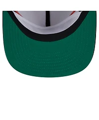 New Era Men's Stone/Orange Cincinnati Bengals Athletic Golfer Snapback Hat