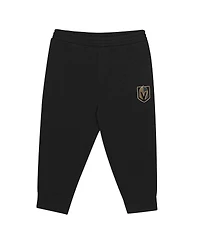 Outerstuff Toddler Black/Gray Vegas Golden Knights Puck Hero Fleece Hoodie and Sweatpants Set, 2-Piece