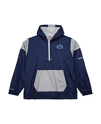 Mitchell & Ness Men's Navy Penn State Nittany Lions Team 3.0 Anorak Half-Zip Hoodie Sweatshirt