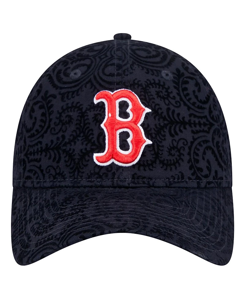 New Era Women's Navy Boston Red Sox Flair 9TWENTY Adjustable Hat
