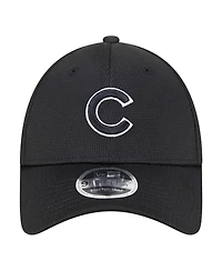 New Era Men's Black Chicago Cubs Pivot 9FORTY Adjustable Hat