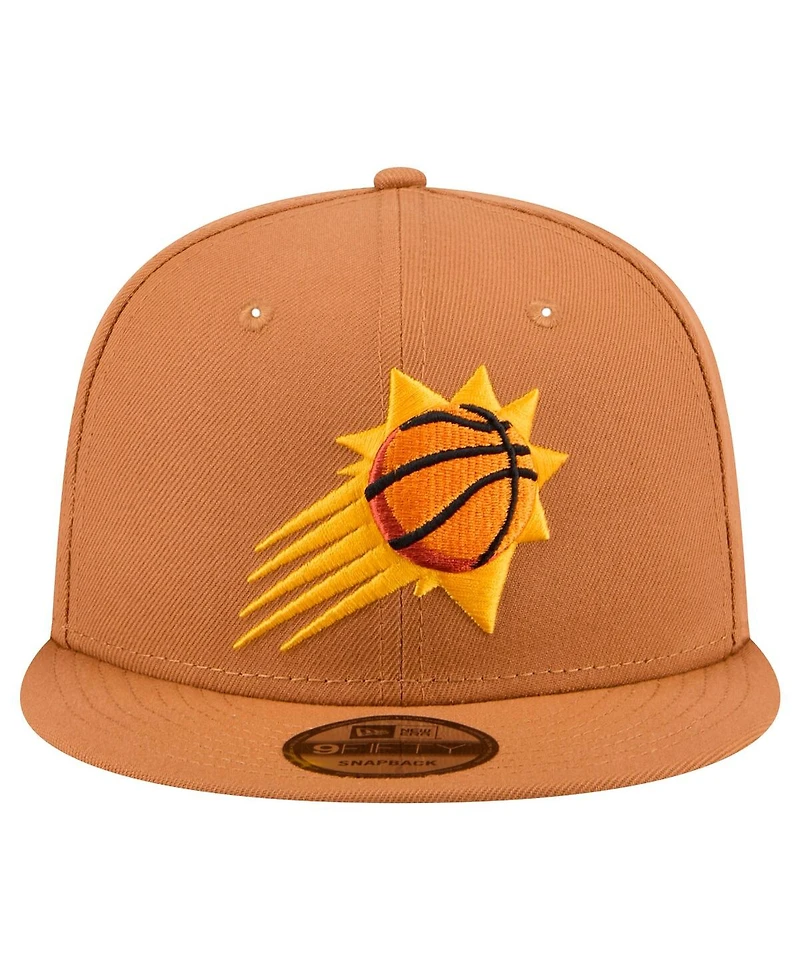 New Era Men's Tan Phoenix Suns Color Pack 9FIFTY Snapback Hat