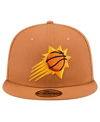 New Era Men's Tan Phoenix Suns Color Pack 9FIFTY Snapback Hat