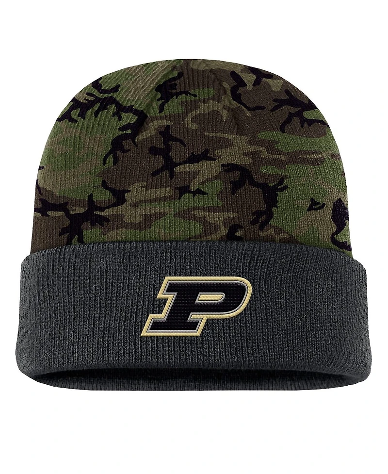 Nike Men's Camo Purdue Boilermakers Military Appreciation Cuffed Knit Hat