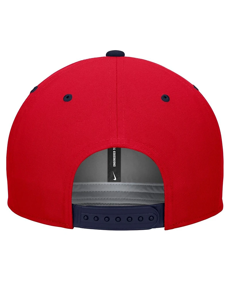 Nike Men's White/Red Ole Miss Rebels Pro Performance Snapback Hat