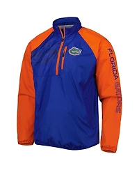 G-iii Sports by Carl Banks Men's Royal/Orange Florida Gators Point Guard Raglan Half-Zip Jacket