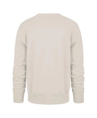'47 Brand Men's Cream Kansas City Chiefs Locked Headline Pullover Crewneck