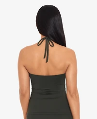 Lauren Ralph High Neck Halterkini Top