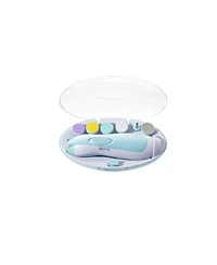 Sperric Baby Electric Nail Trimmer Kit with Light, Quiet Operation, 6 Interchangeable Heads for Gentle Precise Baby Nail Care and Polishing Baby Nail