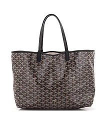 Pre-Owned Goyard Pm Saint Louis Tote Claire Voie Coated Canvas