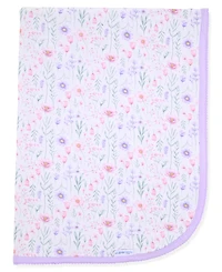 Max & Olivia Newborn Girls Print Reversible Swaddle Blanket