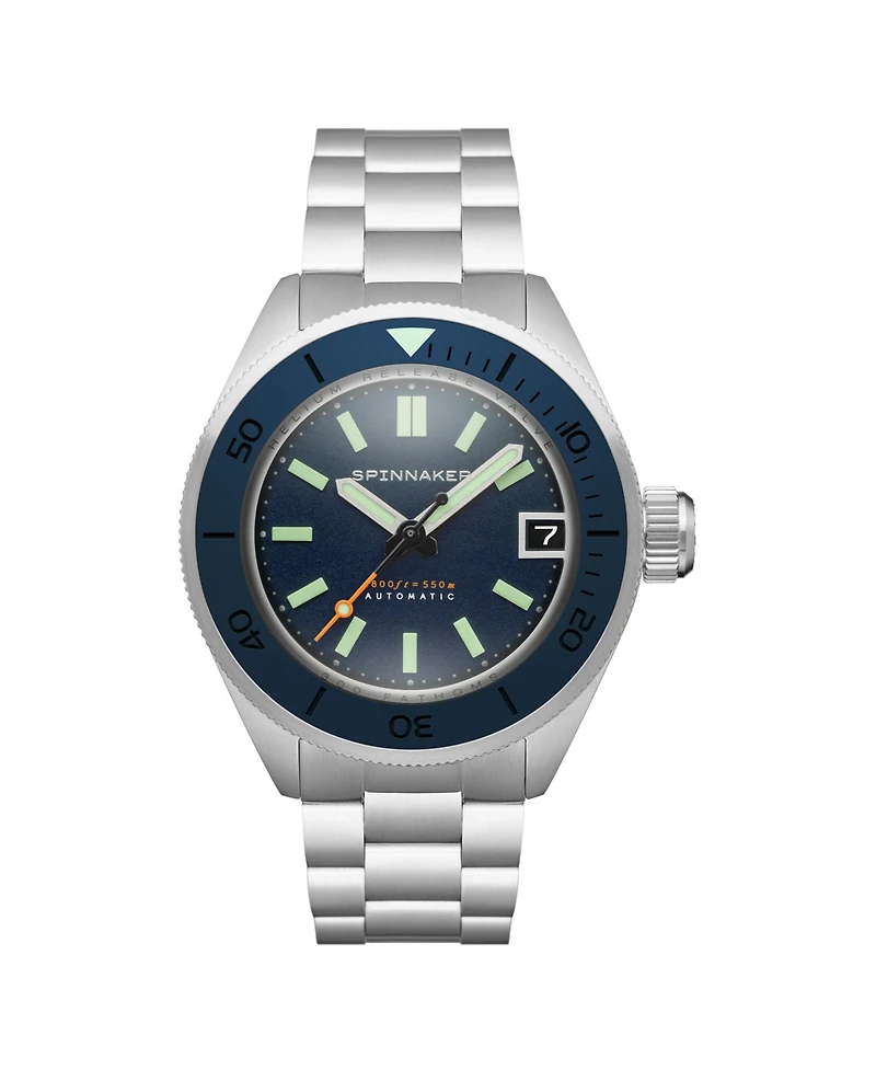 Spinnaker Men's Piccard Automatic Solid Stainless Steel Bracelet Watch