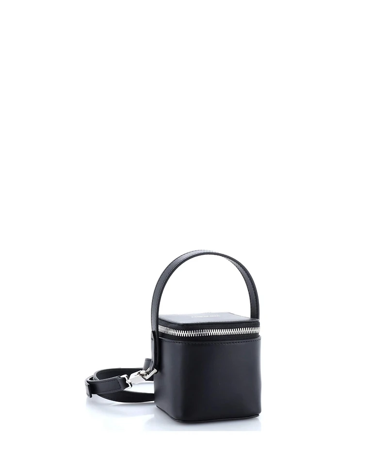 Pre-Owned Salvatore Ferragamo Micro Gancicni Top Handle Vanity Case Leather