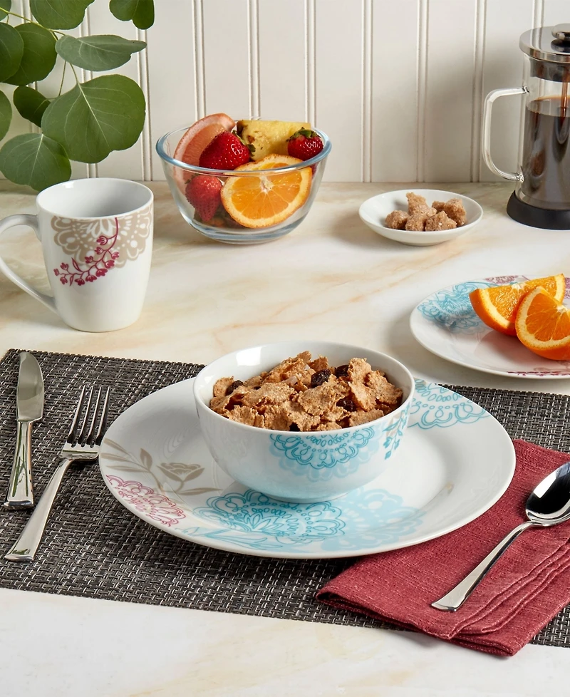 Tabletops Unlimited Emma 16 Pc. Dinnerware Set, Service for 4
