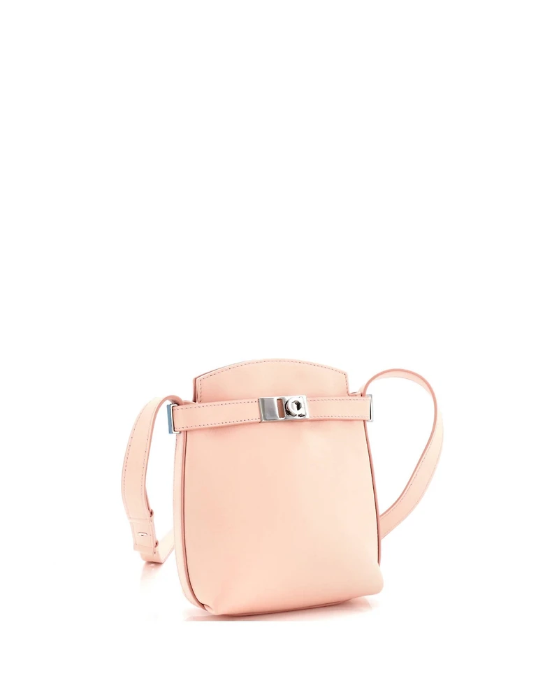 Pre-Owned Salvatore Ferragamo Hug Gancini Phone Holder Crossbody Bag Leather