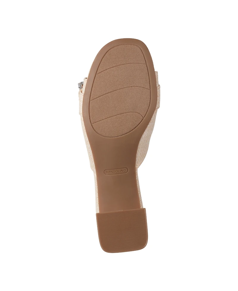 Bandolino Women's Loryce Embellished Block Heel Sandals