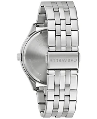 Caravelle Men's Classic Stainless Steel Bracelet Watch 41mm