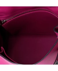 Pre-Owned Hermes Kelly 25 Handbag Pink Swift with Palladium Hardware