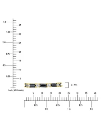 Black Spinel (5/8 ct. t.w.) & White Zircon (1/5 ct. t.w.) Stack Band in 14k Gold-Plated Sterling Silver