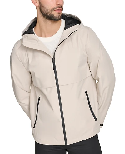 Dockers Men's Hooded Rain Jacket