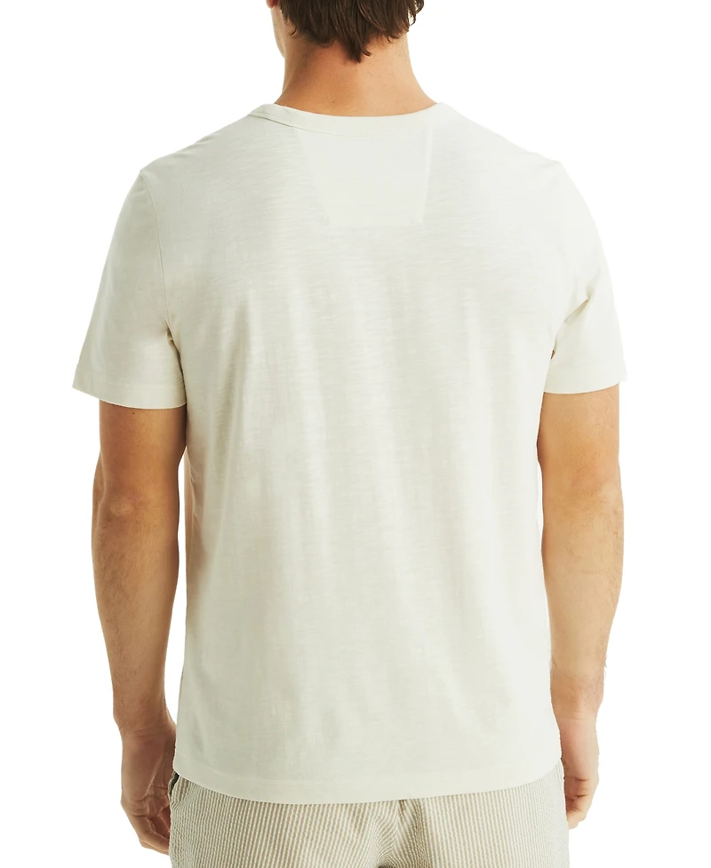 Nautica Men's Short Sleeve Chest Stripe Crewneck T-Shirt